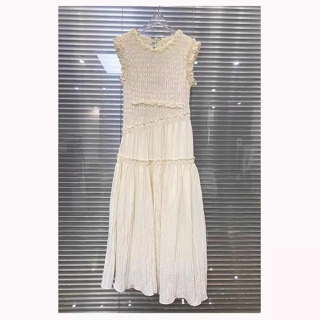 Sleeveless lace-up fairy dress