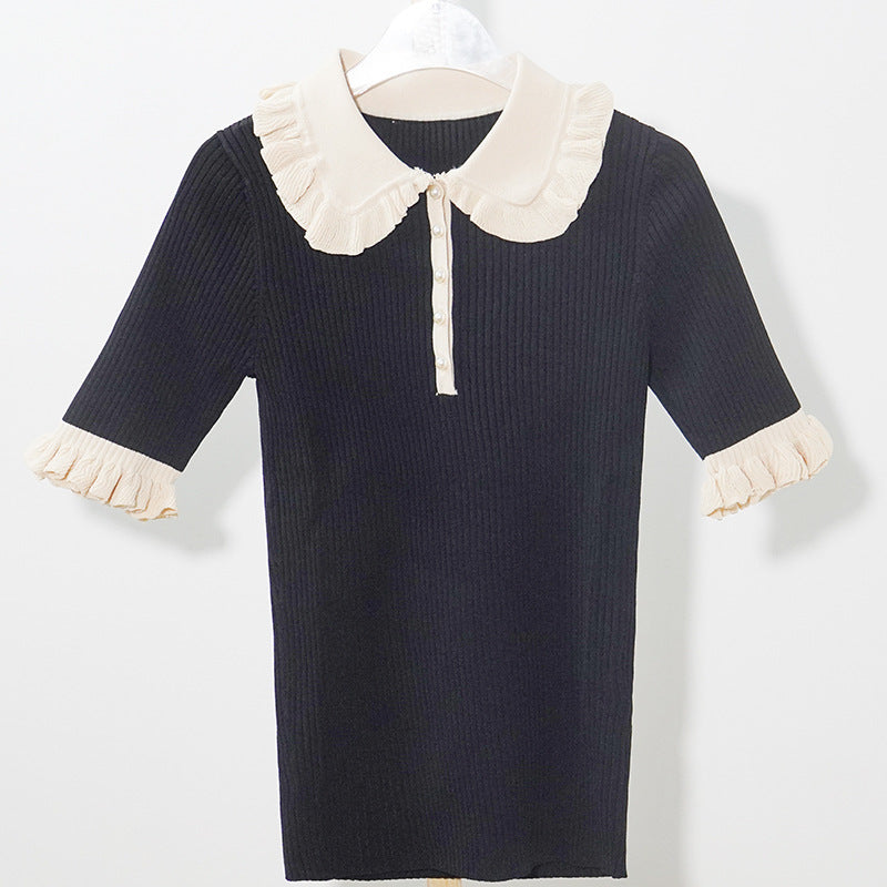 Polo neck knitwear