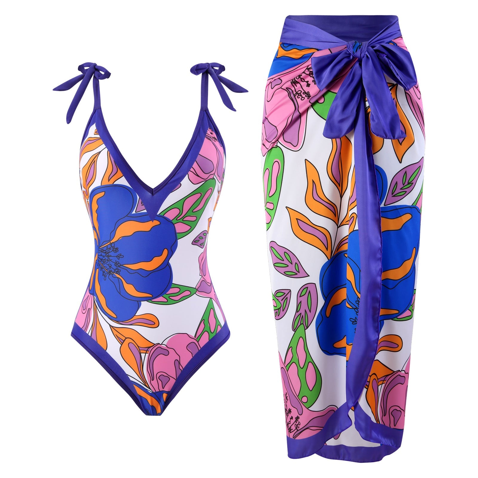 Water plant series swimsuit