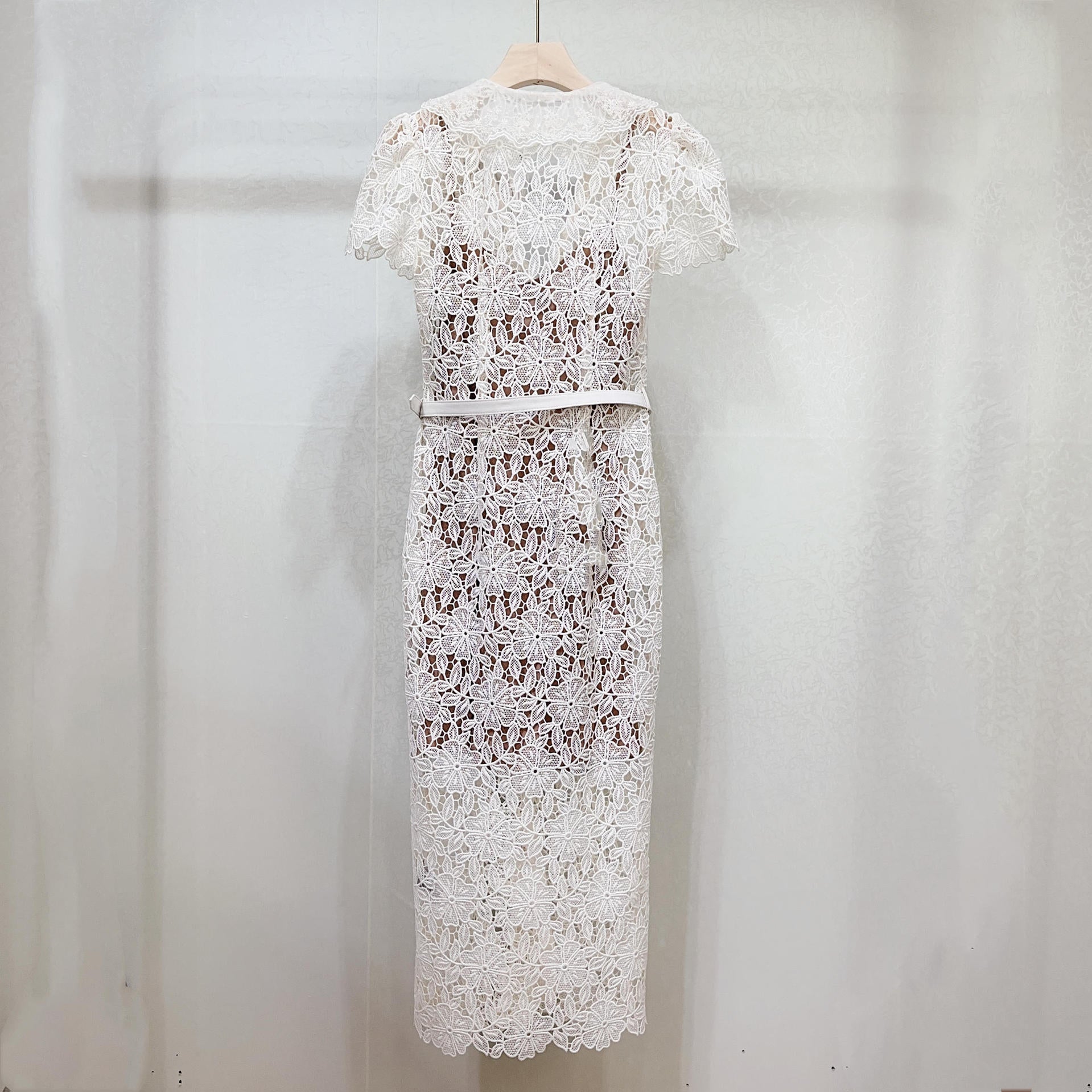 Crochet Lace Waist Dress