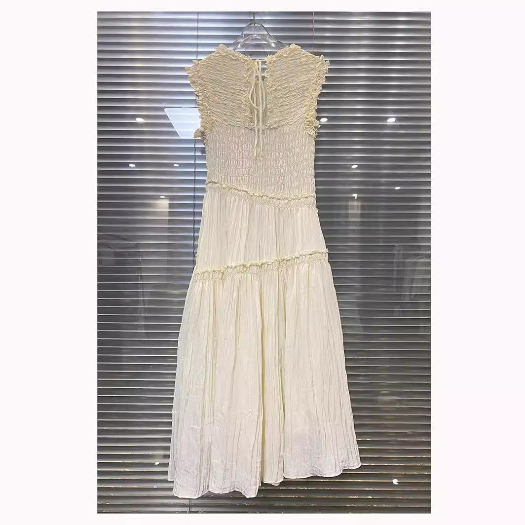 Sleeveless lace-up fairy dress