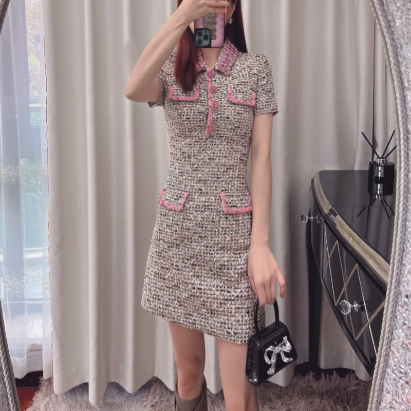 Slim Doll Neck Dress