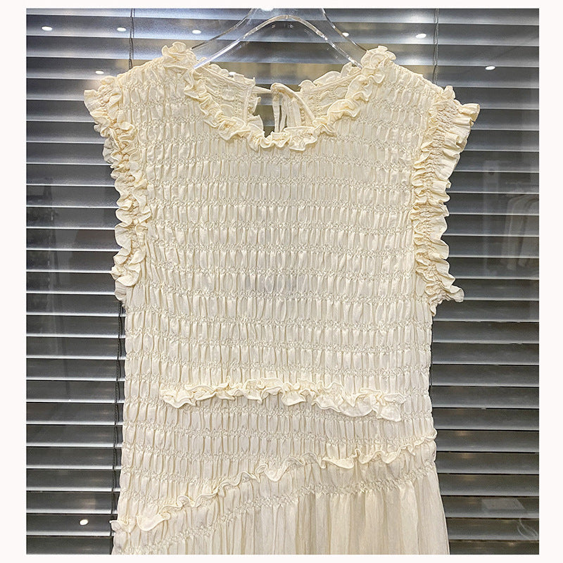 Sleeveless lace-up fairy dress