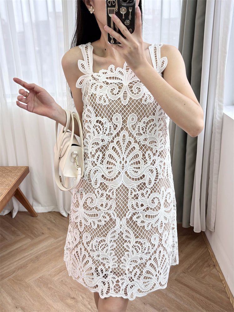 Cabochon Lace Dress