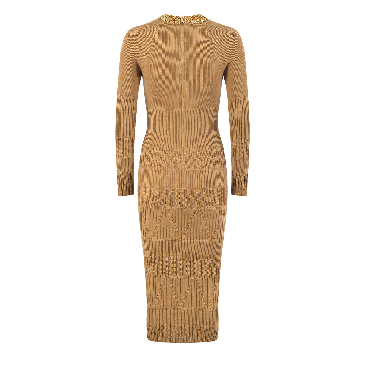 Celebrity temperament knitted dress