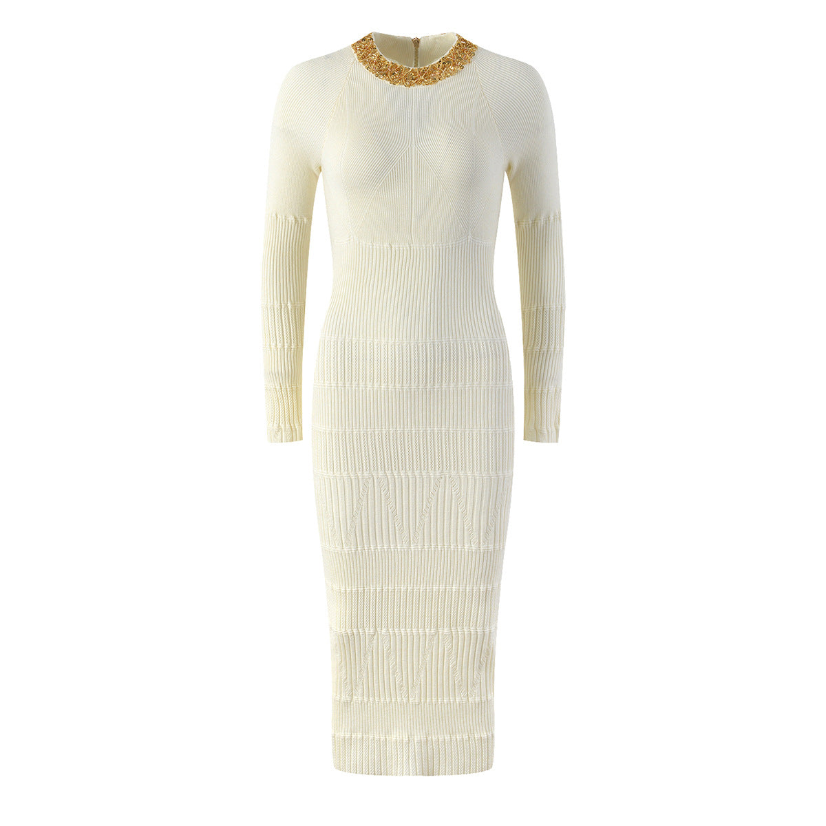 Celebrity temperament knitted dress