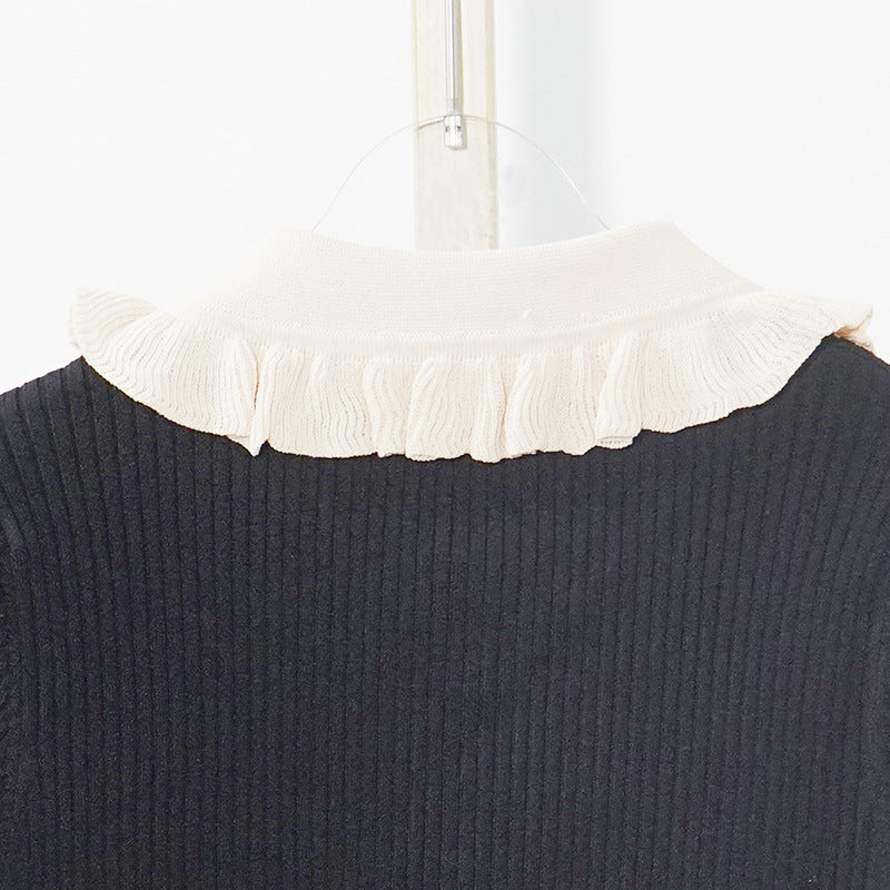 Polo neck knitwear