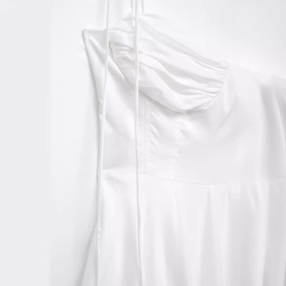 Laminated Poplin Dress