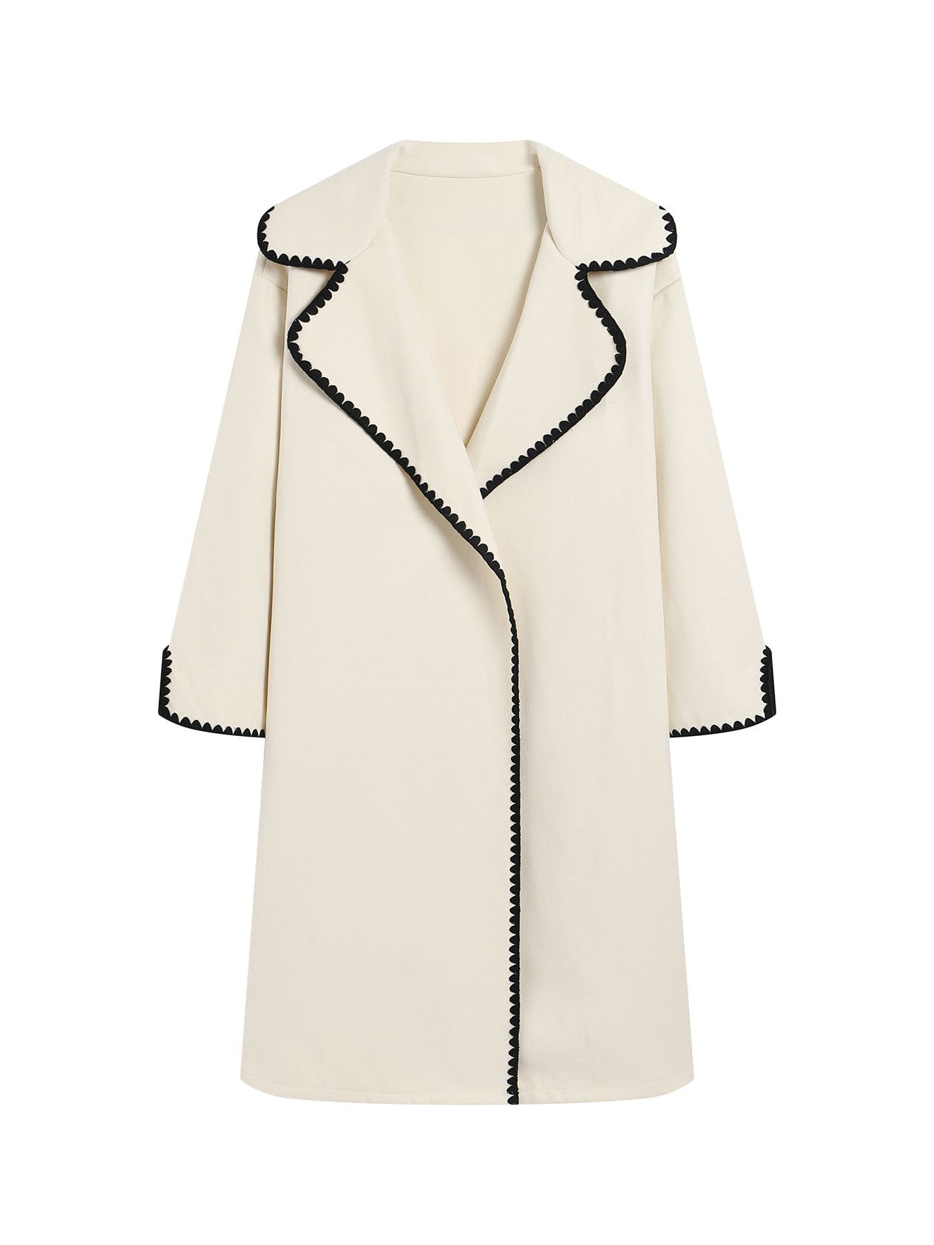 Double-sided woolen coat jacket