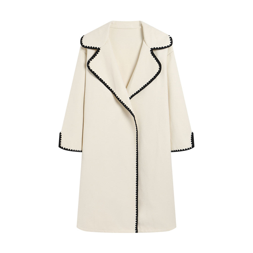 Double-sided woolen coat jacket