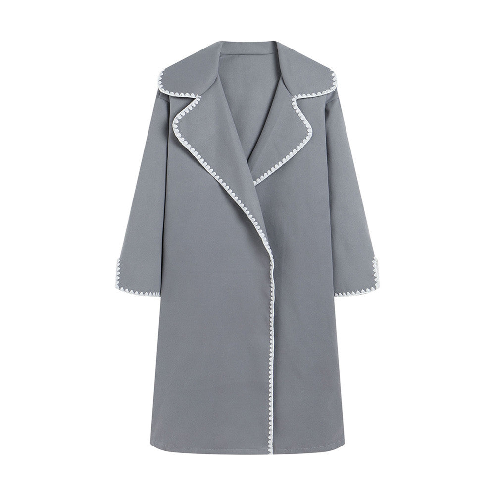 Double-sided woolen coat jacket