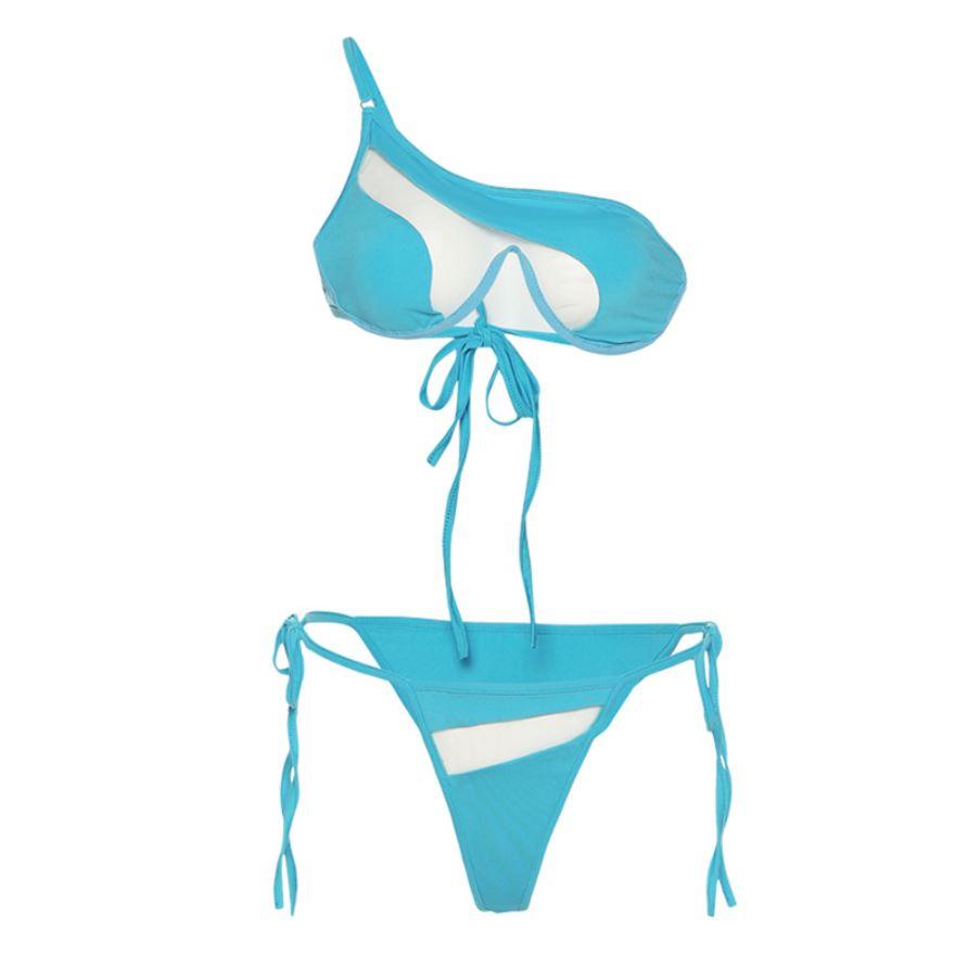 GIGI SWIRL  BIKINI SET - SKY BLUE