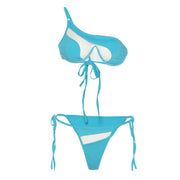 GIGI SWIRL  BIKINI SET - SKY BLUE - MALVI PARIS