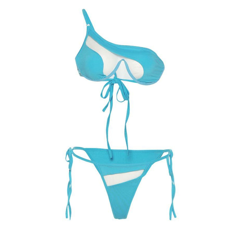 GIGI SWIRL  BIKINI SET - SKY BLUE - MALVI PARIS