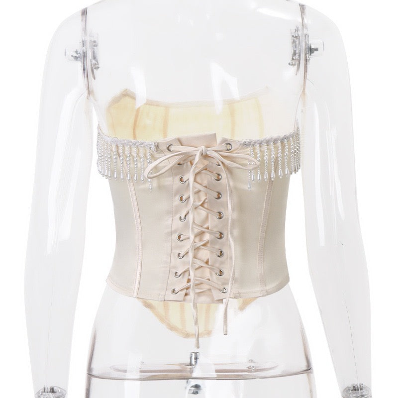 CB White Corset