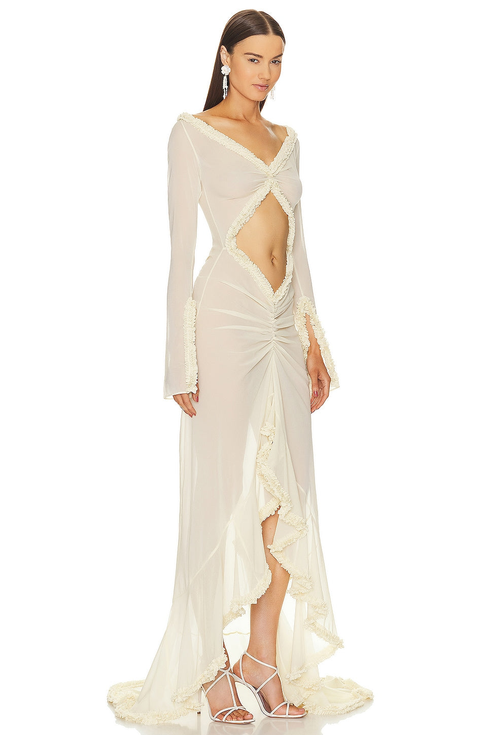 MEDUSA HILMA GROWN MAXI DRESS - Beige