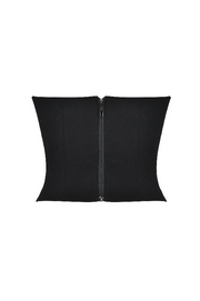 Lydia Black Plunge Corset - Black