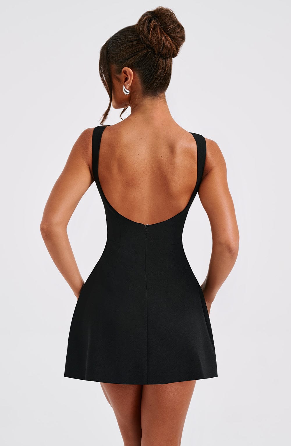 ALANA CLASSIC MINI   DRESS - Black