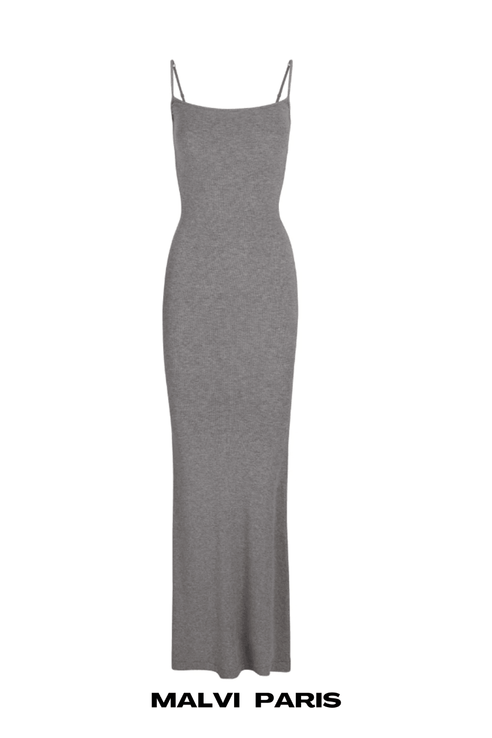 ALICE SOFT LOUNGE LONG SLIP MAXI DRESS - Heather Gray