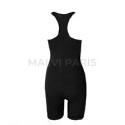 BEYONCE PRO ROMPER BIKER SHORTS BODYSUIT - Black - MALVI PARISMALVI PARIS