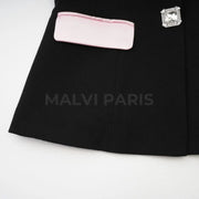 BLAIR Tweed Matching Jacket - Black - MALVI PARISMALVI PARIS