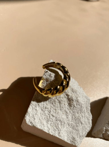 CHUNKY MILOU RING - Gold