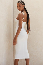 DOMENICA Sweetheart Neckline Bandage Maxi long Dress - White - MALVI PARISMALVI PARIS