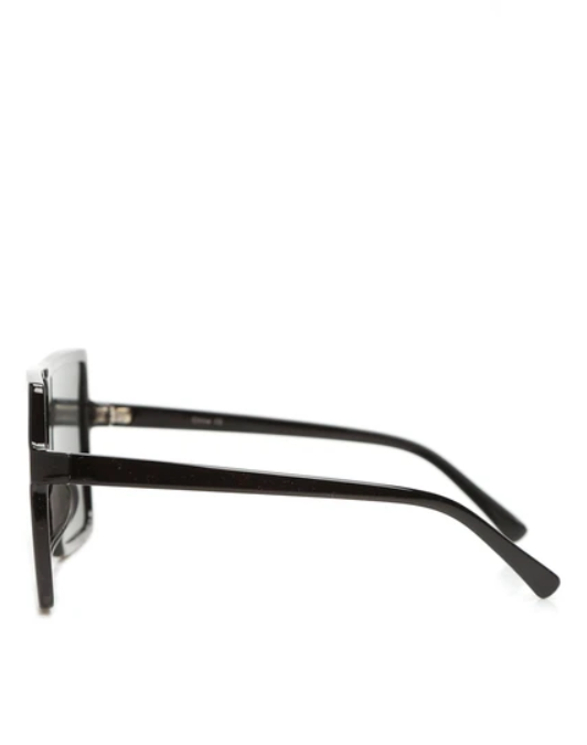 Square Me Up Sunglasses - Black