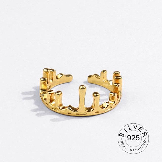 KYLIE BOYS TEARS RING - Gold