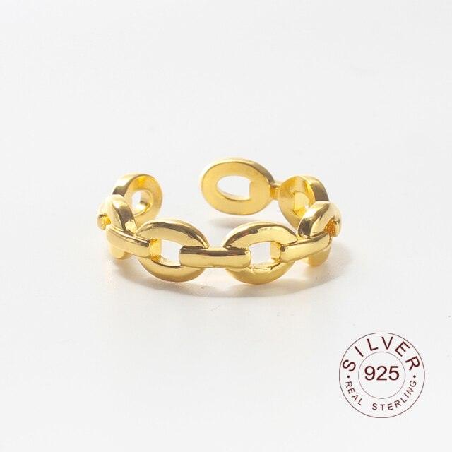 LILLY EMPIRE BELT RING - Gold