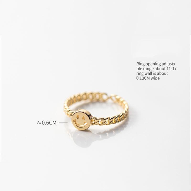 IVANA MAKE ME SMILE RING - Gold