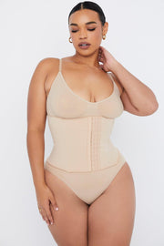 SCULPTING CORSET WAIST SHAPER - BEIGE - MALVI PARIS