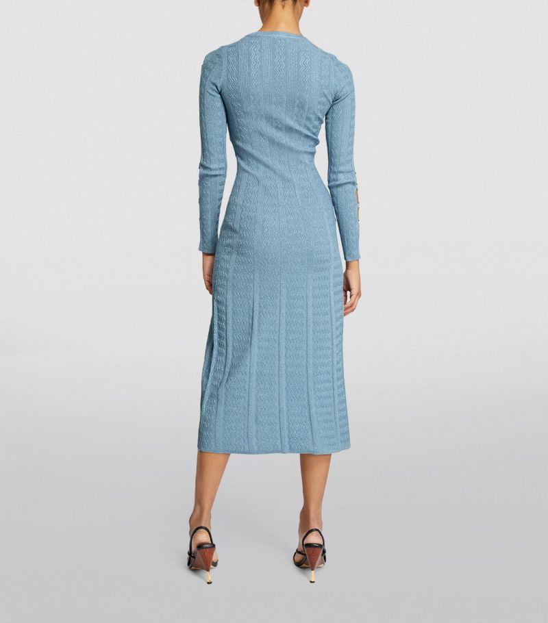 SANDRO  Knit Midi Dress