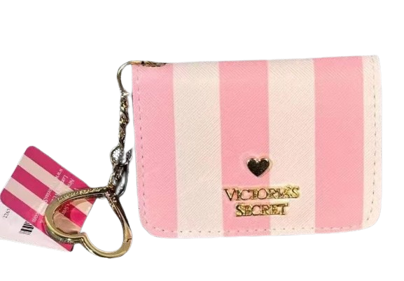 KYLIE Foldover Wallet Card Case - Pink