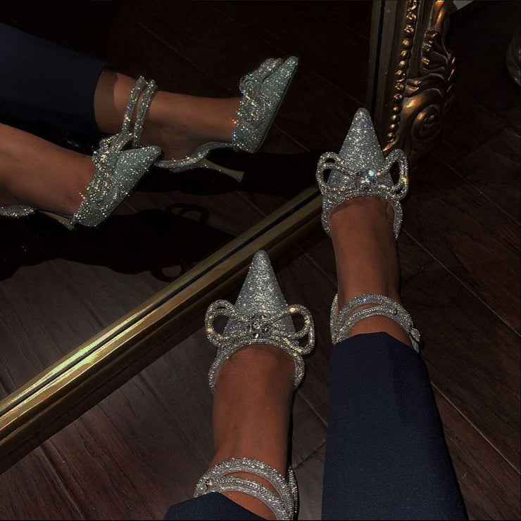 Silver Strappy Heels | Public Desire USA | Shop Now